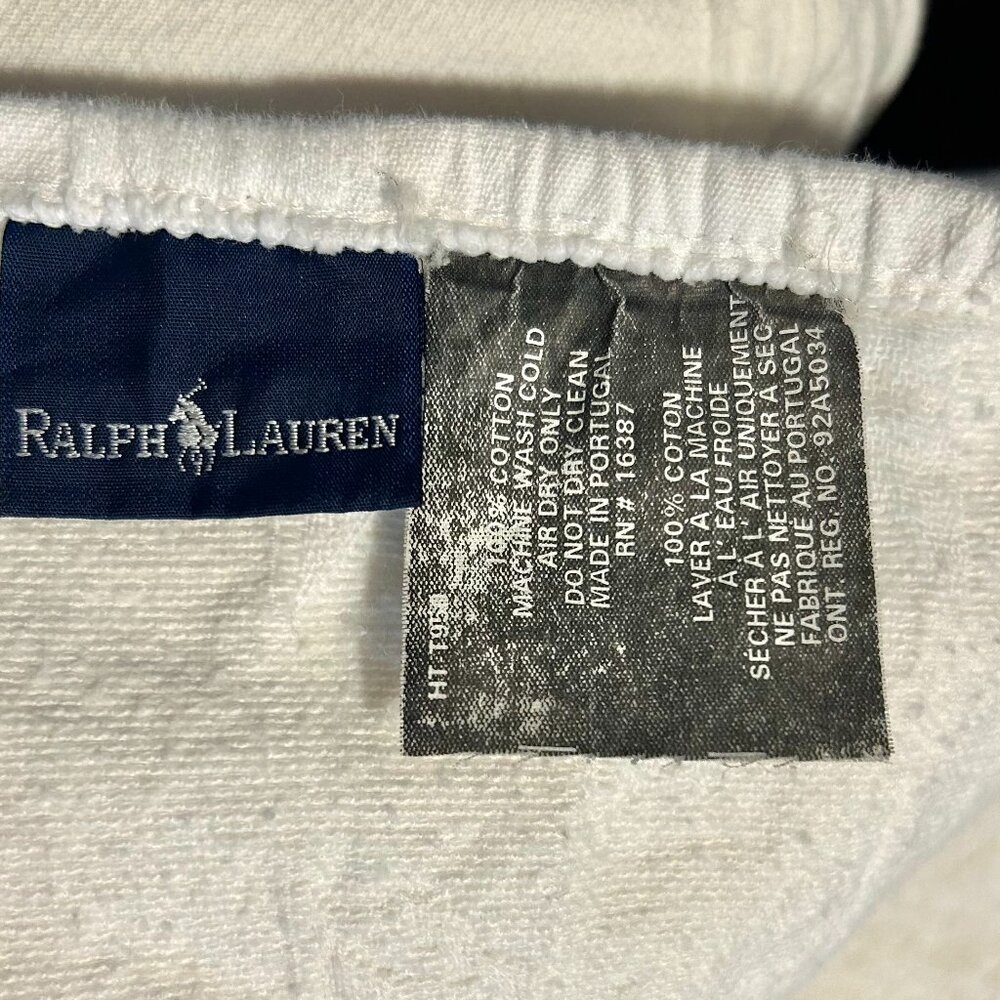 Ralph Lauren Blue Label Twin Bedspread White 100% Cotton Perfect Condition! - Picture 4 of 5
